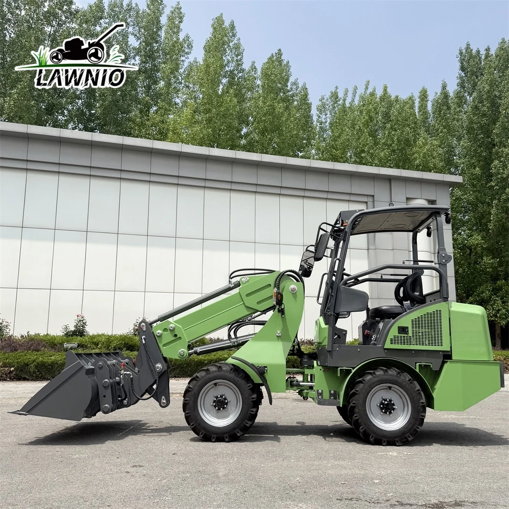 Free Shipping Telescopic Arm Loader  Full Hydraulic Steering Multi Purpose Operation for Indoor Use Telescopic Loader