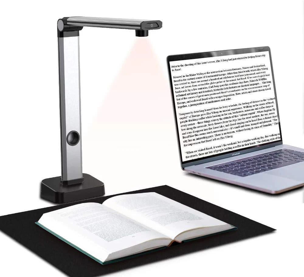 High Speed Book Scanner Automatic 16Mp Ocr Recognition A3/A4/A5/A6 Scanning Portable Document Book Scanner