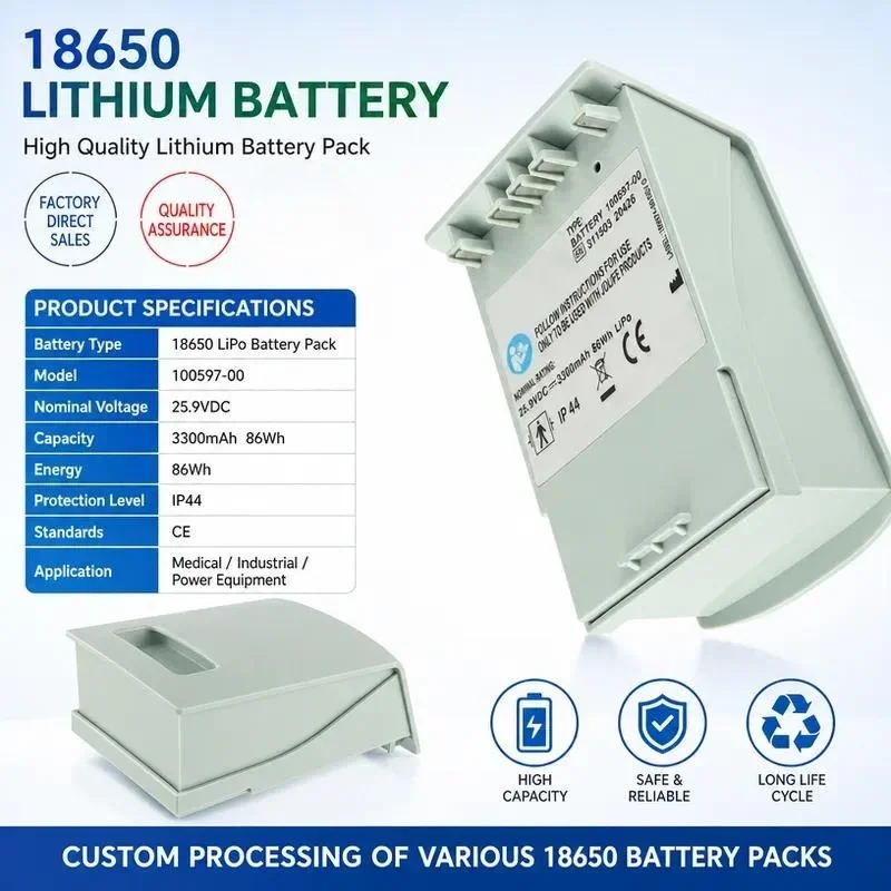 [NEW]  Replacement Battery for Medtronic LUCAS 2 and LUCAS 3 Chest Compression System Compatible with Part Numbers 100597-00