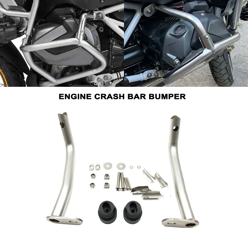 

2023 New Engine Crash Bar Bumper Frame Protection Reinforcements Bar Kit For BMW R1250GS R 1250 GS ADV Adventure GSA 2019-2022