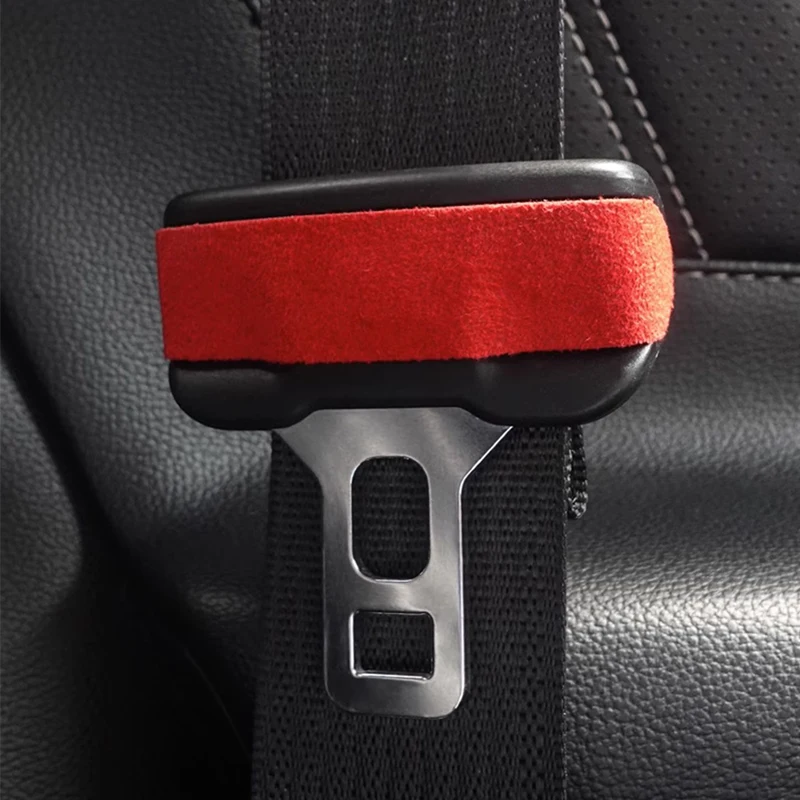 For Ford Mustang 2023 2022 2021 2020 2019 2018 2017 2016 2015 Flip over plush seat belt protective cover