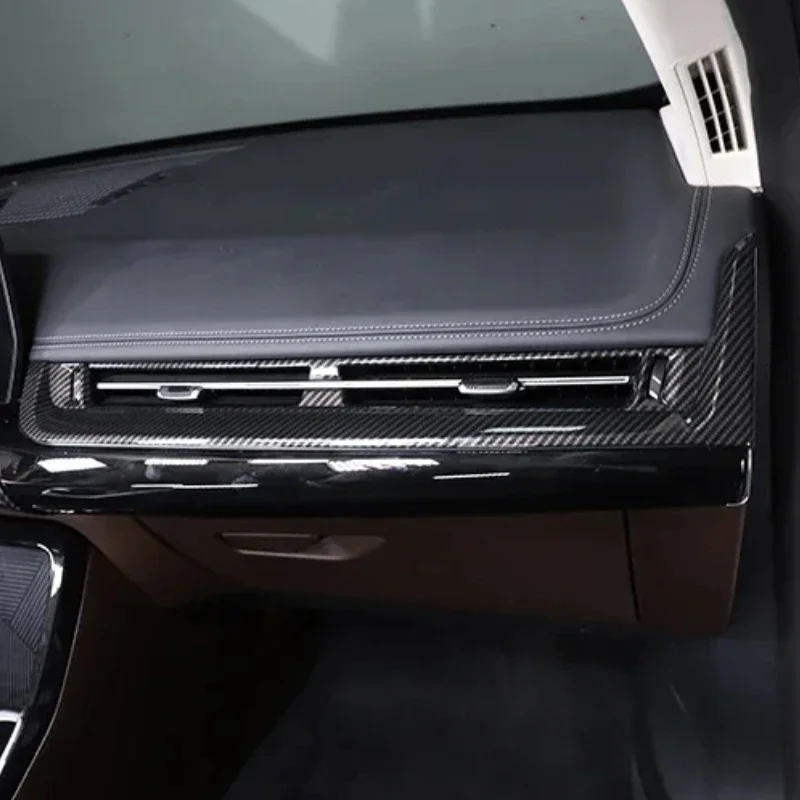 

Weizhida для BMW X1 IX1 U11 2023-2025 ABS углеродное волокно, крышка панели переключения передач автомобиля, комплект для украшения интерьера, автомобильные аксессуары