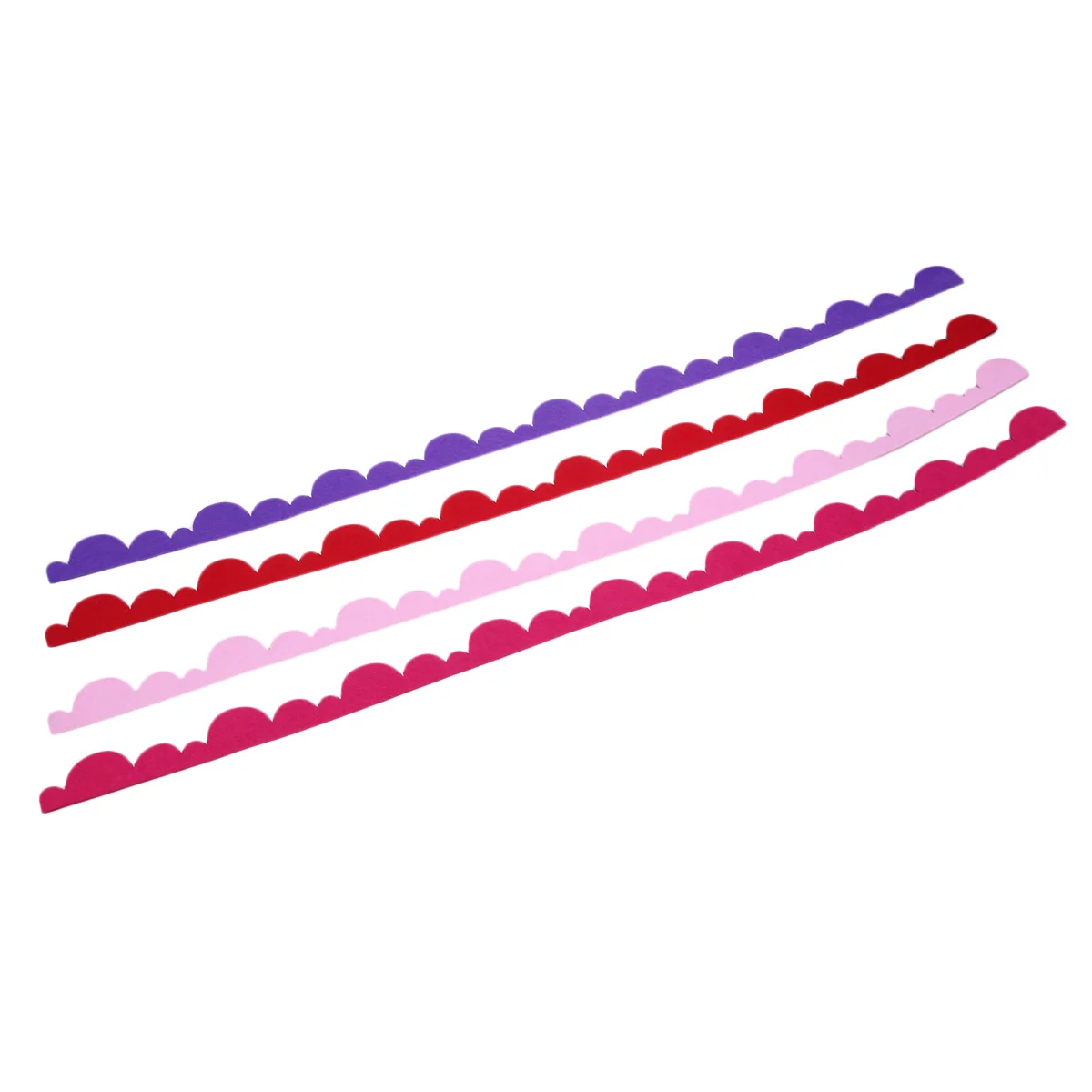 

4Pcs Blackboard Border Strips Lace Wavy Black Floral Trim Decorative Corner Decoration Bulletin Board Kindergarten Wall Layout