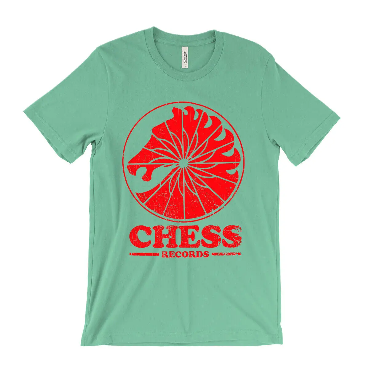 

Chess Records T-Shirt - Red Muddy Waters - Blues Record Label Howlin' Wolf Soul