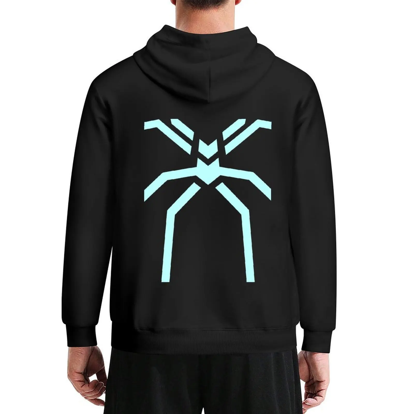 

Stealth Spider Blue Hoodie men's clothes anime clothing graphic t shirts men autumn clothes hoodie man