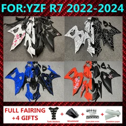 NEW ABS Motorcycle full Fairing Kit fit For  YZF R7 2022 2023 2024 YFZ-R7 22 23 24 Bodywork body kits Fairings kits zxmt