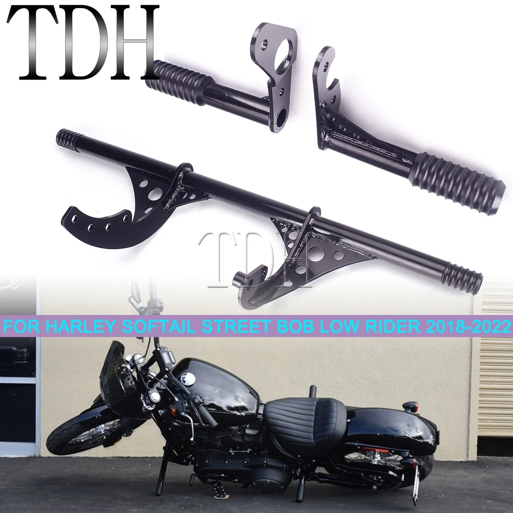 

For Harley Softail Low Rider Street Bob Slim FLSL FXLR FXBB 2018-2023 Accessories Passenger Highway Engine Guard Crash Bar Frame