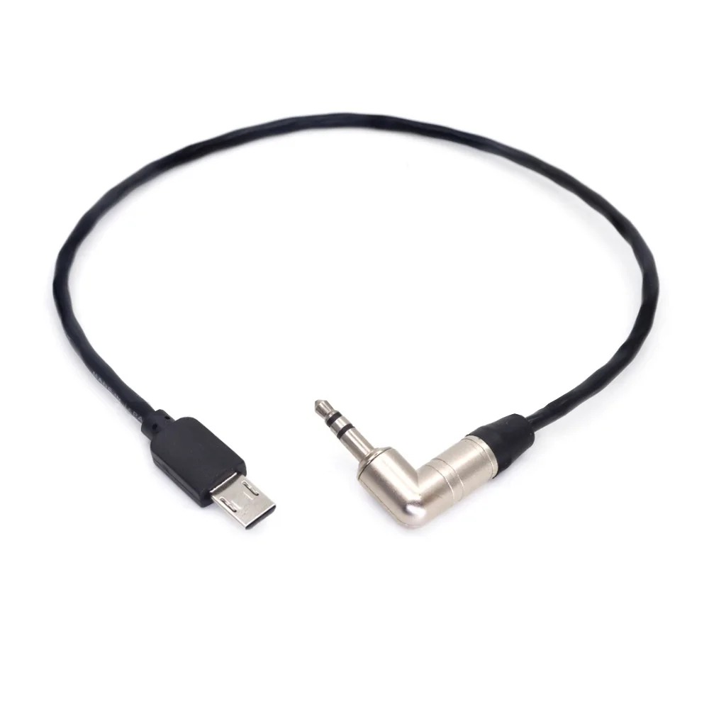 Tentacle Sync Time Code Cable 3.5mm to Micro-USB for Sony FX3 A7S3 A1 Timecode Cable 30cm