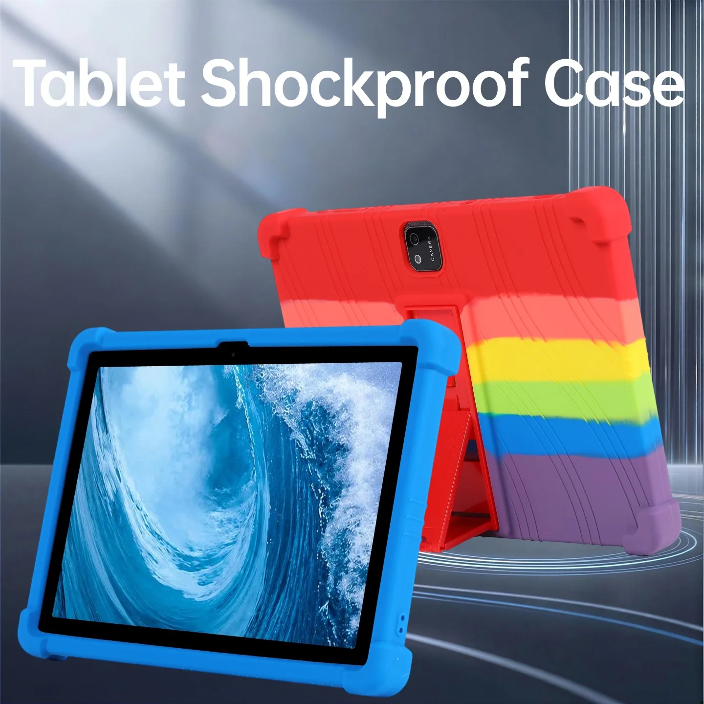 For Acer FUN a312 Tablet Case 10 inches Tablet Kids Friendly Soft Silicone Adjustable Stand Cover protective sleeve