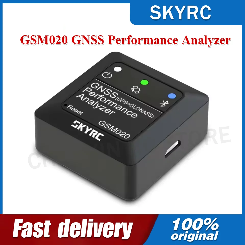 SKYRC GSM020 GNSS Performance Analyzer Power Bluetooth-compatible APP GPS Speed Meter for RC Car Helicopter FPV Drone SK-500023