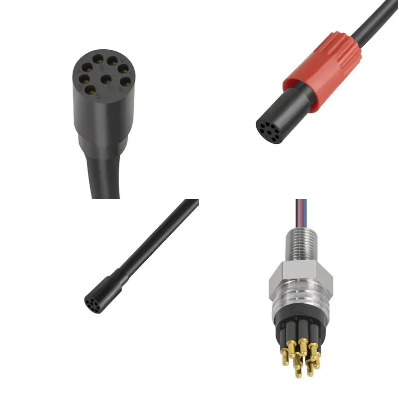 MCIL8F/MCBH8MSS 8 Pins Male Female Marine Waterproof Bulkhead Terminal Connection for Submarine Application