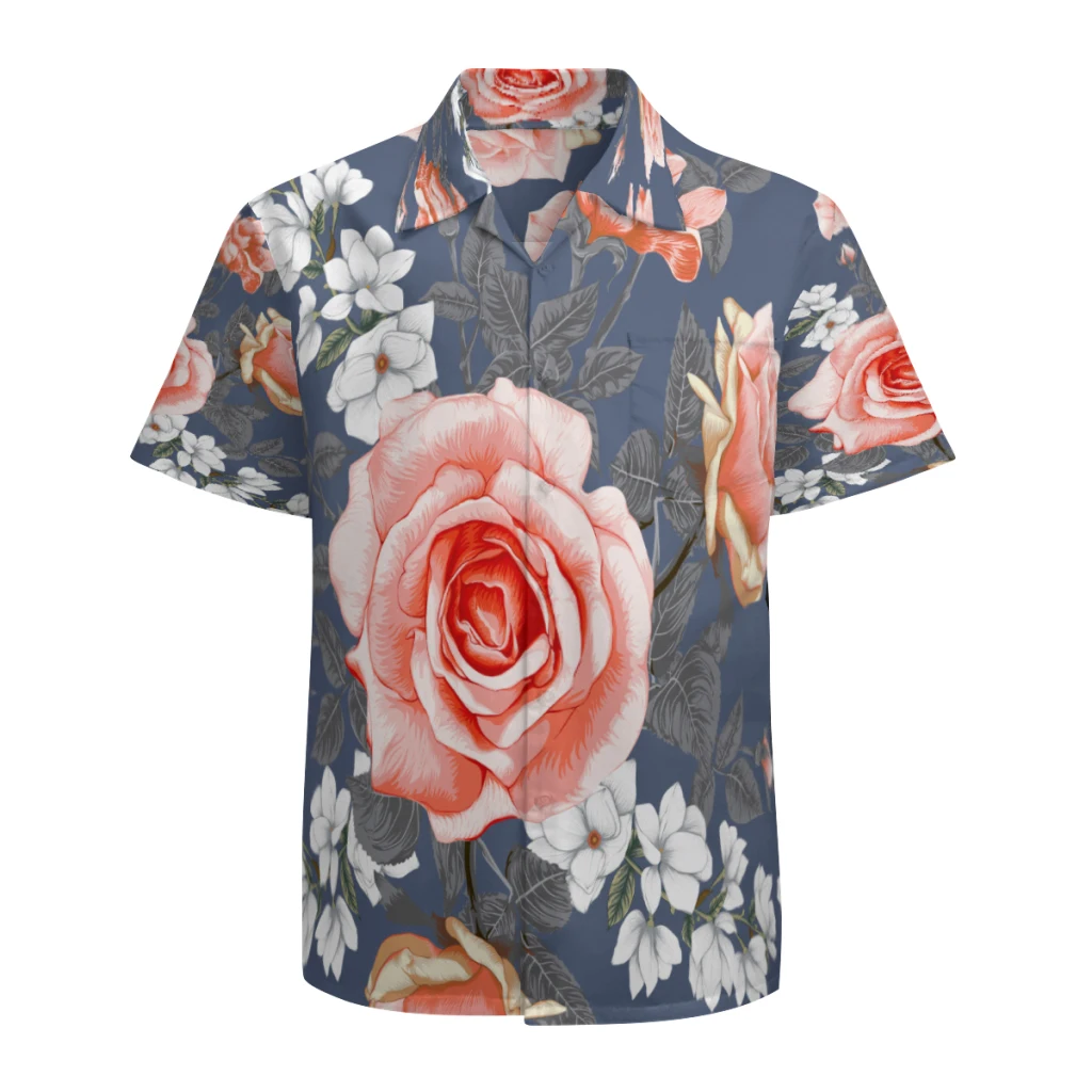 

Men's Hawaiian Short Sleeve Shirt Quick Dry Breathable Beach Shirt