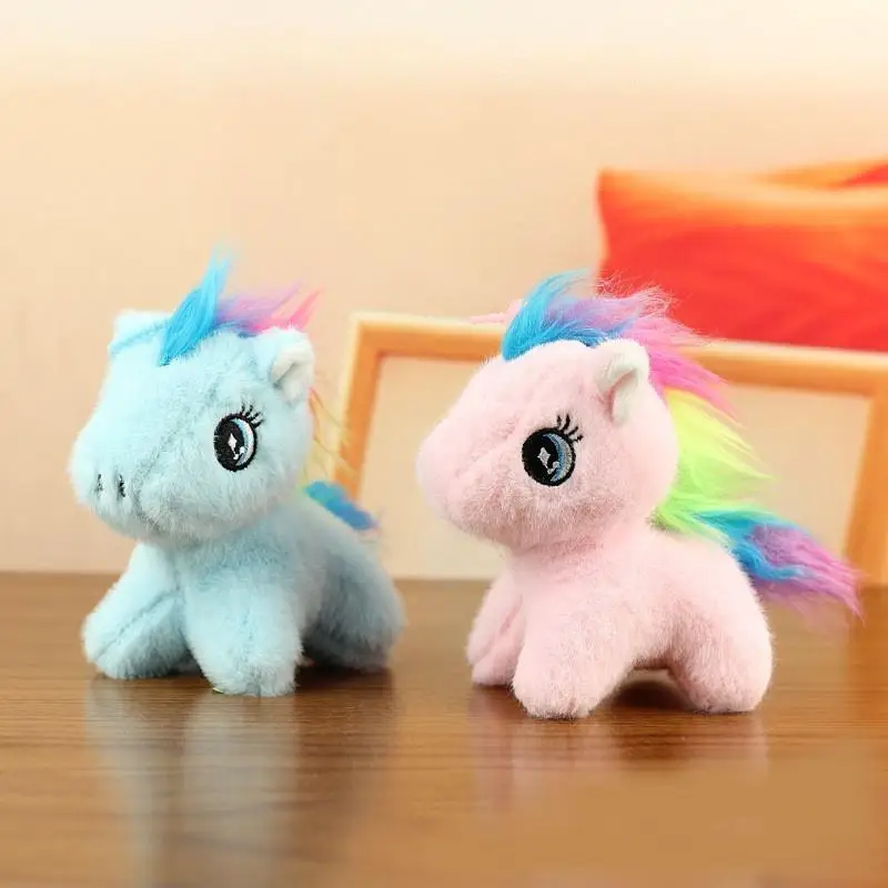 1PC Cute  Plush Toy For Girls Keychain Pendant Couple Gift Boutique Pony Decor Festival Gift Kid Gift
