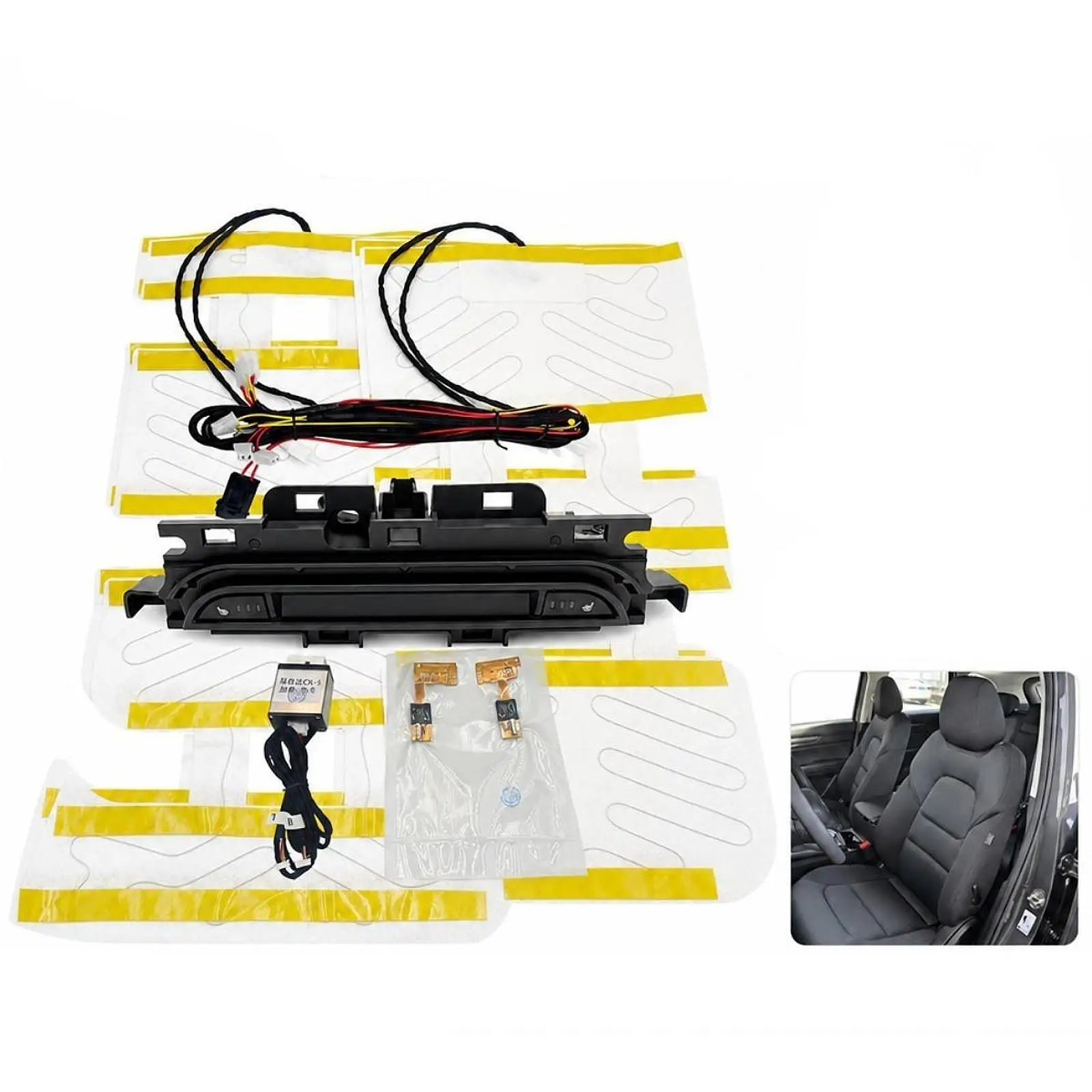 Car Seats Heater Kit Car Seats Heating Kit Complete Lightweight Modification High Performance for 2 Seats for CX-5