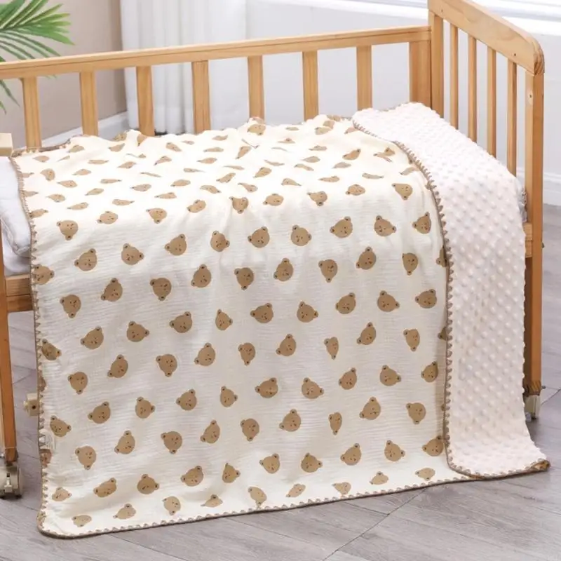 

95AE Lightweight Baby Blanket Soft & Comfortble Newborns Blanket Security Blanket