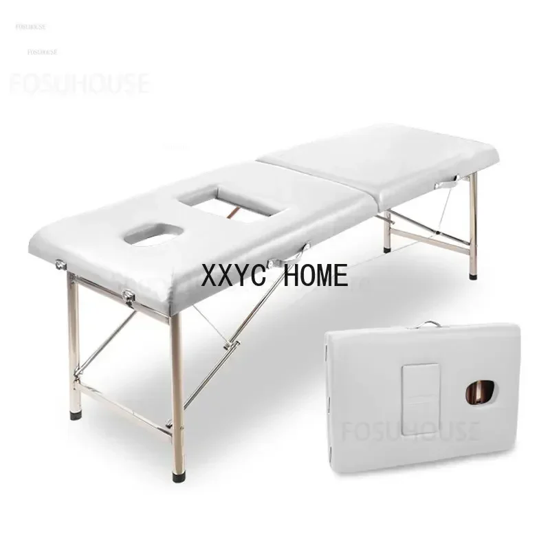 

Massage Tables for Beauty Special Thickened Folding Massage Bed with Chest Hole Convenient Beauty Beds Spa Bed Furniture C
