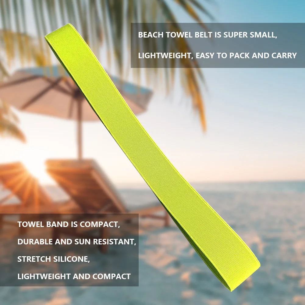 Beach Chair Towel Clip Portable Towel Beach Chair Bands Lightweight Sun Stretchable for Pool Party Camping view 3