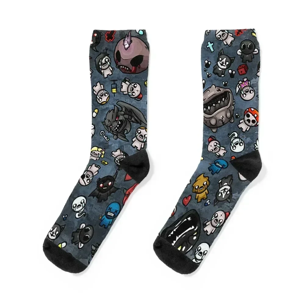 

Binding of Isaac Socks football cartoon gym Soccer Luxury Woman Socks Men's