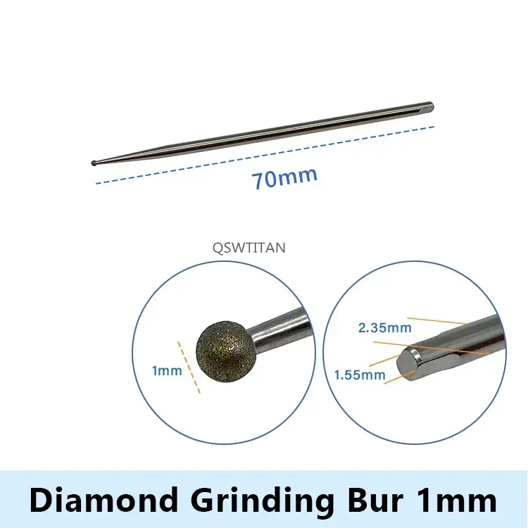 Neurosurgical High Speed Alloy Grinding Bur Spinal Neurosurgery High Speed Drill