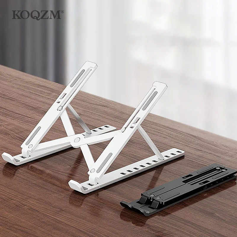 

Universal Laptop Stand Adjustable Notebook Holder For Macbook Non-slip Foldable Cooling Base Plastic Bracket For Laptop/ Phone