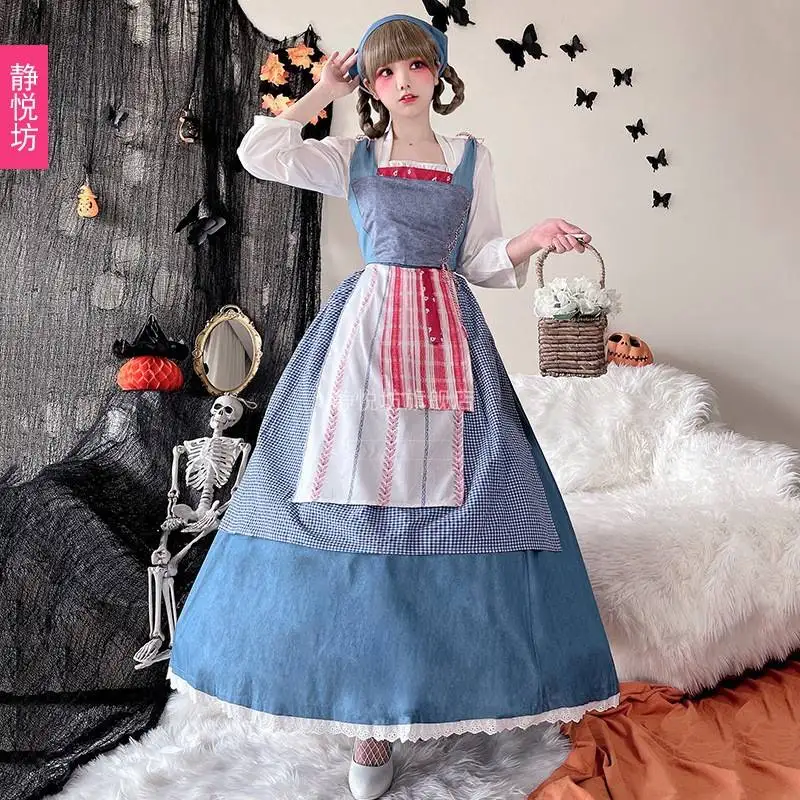 ชุดคอสเพลย์แม่บ้านโลวีน อลิซ คันทรี่ สไตล์สเล เวที คอร์ท ลองดร์ ฟาร์ม สำหรับการแสดง งานเทศกาลเบียร์ คอสเพลย์ แนวชนบท...