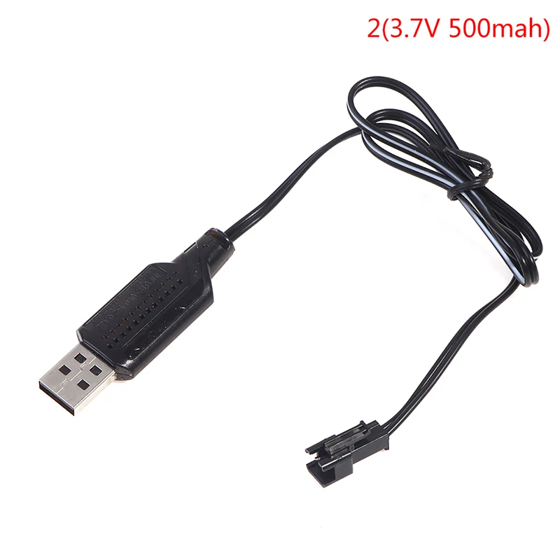 1PC 3.6-9.6V 250mA NiMh/NiCd Battery USB Charger Cable SM 2P Forward Plug Remote Control Car USB Charger Electric Toy