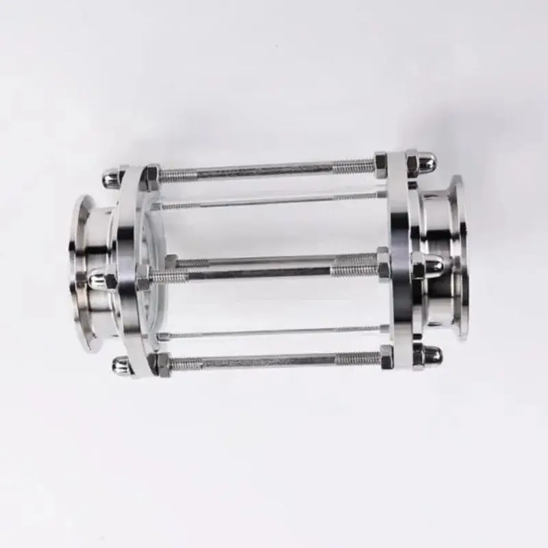 

Clamp Φ89mm OD106mm Glass Tube Sight Glass Flow Sight Glass Diopter For Distillation,Pipeline Sight Glass SS304 Sanitar