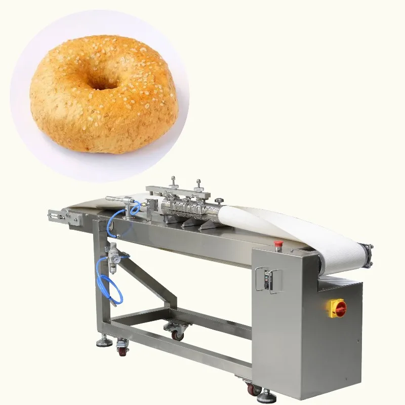 Customizable New Donut Fryer Machine Alkali Sugar Water Boiling Automatic 1500 Donuts Hour Kitchen Essential Commercial Grade
