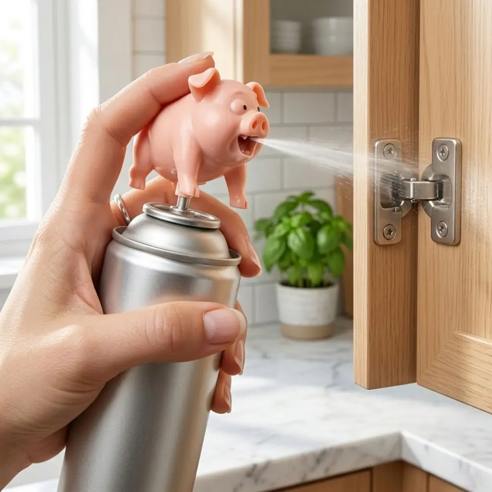 3D Printed Pig Spray Can Nozzle Cartoon Funny Pig Aerosol Nozzle Universal Interface Prank Tool Can Pig Nozzle