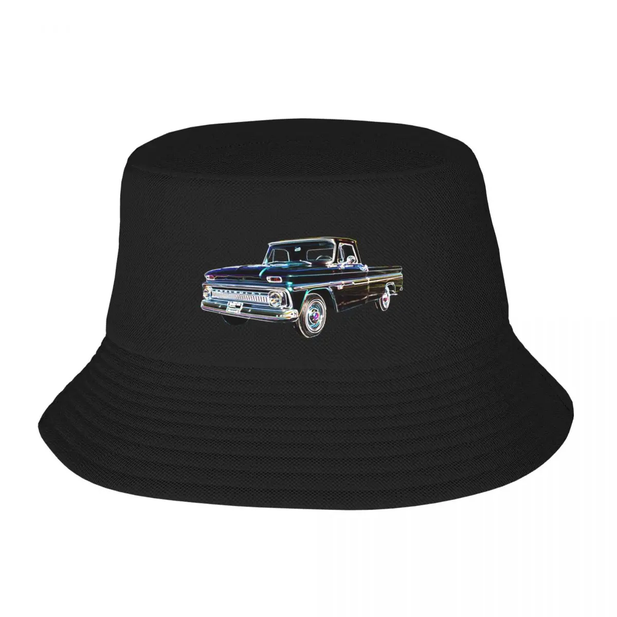 1966 Green Pickup Truck Bucket Hat black Sun Cap Snap Back Hat Hat Luxury Brand Men Hats Women's