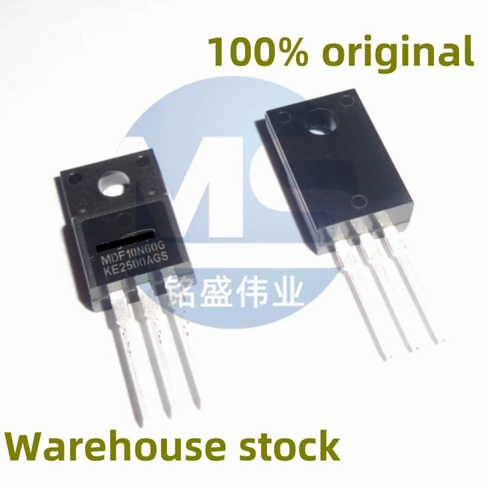 10Pcs 100%全新 Mdf10N60G Mdf10N60Pth 10N60G 600V 10A Direct Insertion To-220F Mosfet Spot Direct Sale