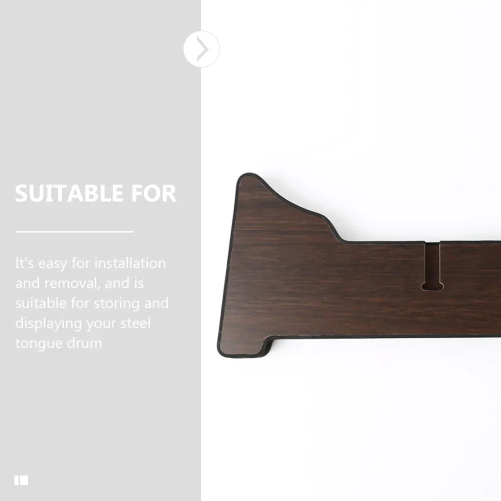 

Ethereal Drum Stand Wood Steel Tongue Floor Bracket Detachable Portable Mount Display Rack for Storage Performance