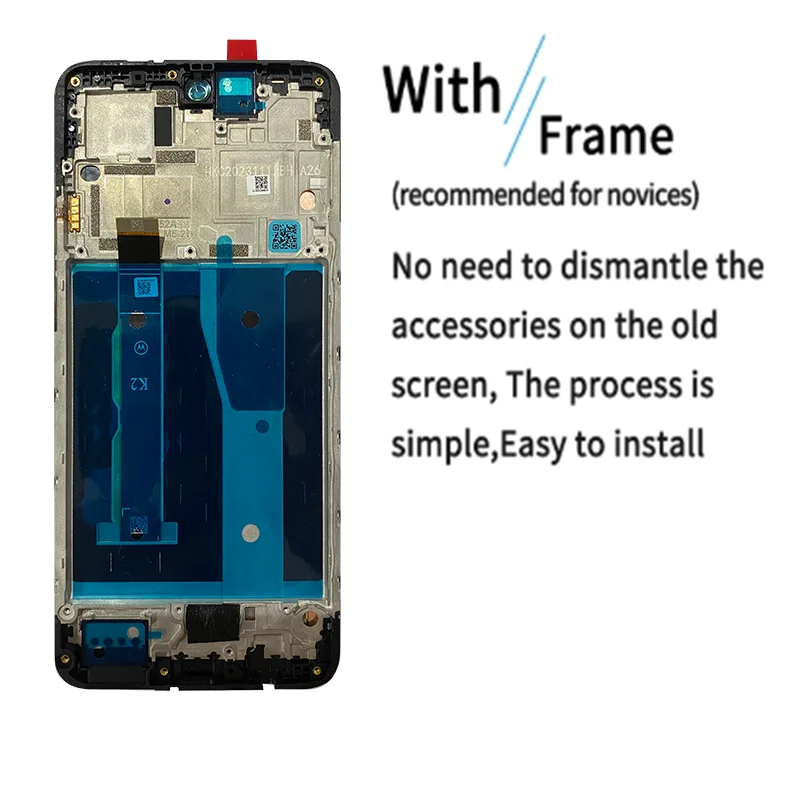 Pantalla lcd Original de 6,5 pulgadas para Motorola Moto G84, montaje de digitalizador con pantalla táctil, repuesto