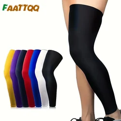 1Pcs Full Leg Compression Sleeve for Women Men Long Knee Braces Support Protector for Running Cycling Basketball Sport Arthritis