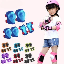 Kids Knee Pads Elbow Pads Age 3-7 Toddler Boys Girls, 6 In 1 Protective Gear Safety Set with Wrist Guard for Skating Cycling New
