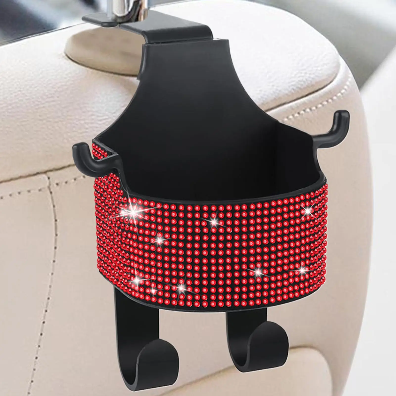 

Hooks For Car Seat Headrest Interior Storage Cup Holder Purse Hanger For Car Daily Commuting Road Trip Travel Family Outing