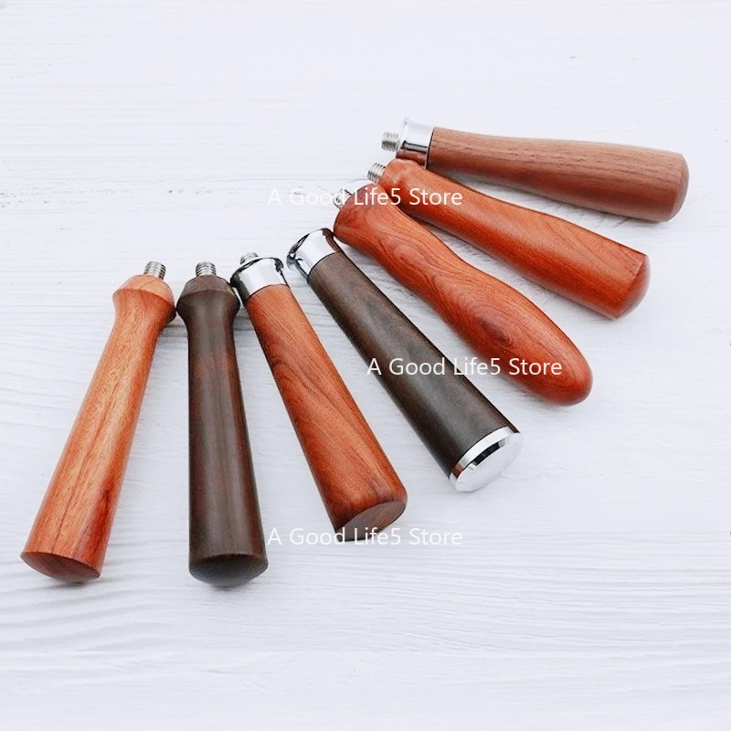 

For Italian Coffee Machine Handle Solid Wood M10/12 Extension Bottomless Extraction Head Can Be Modified with Accessories Color