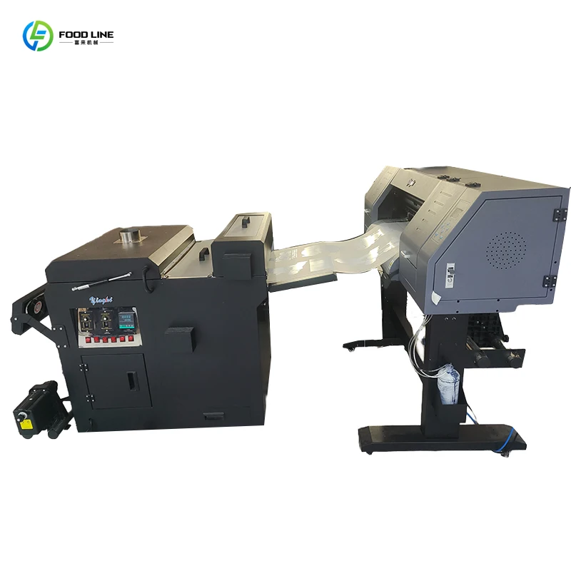 Customized New 60cm Full-Automatic Roll-To-Roll DTF Printer Single Color Pigment Ink T-shirt Printing 1 Year Warranty