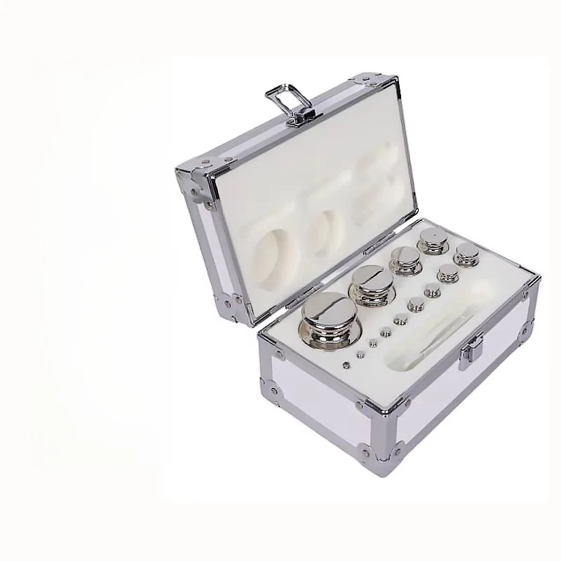 F2 Stainless Steel Test Weight Set 1g-500g 1g-1kg for Precision Lab Industrial Weighing Equipment