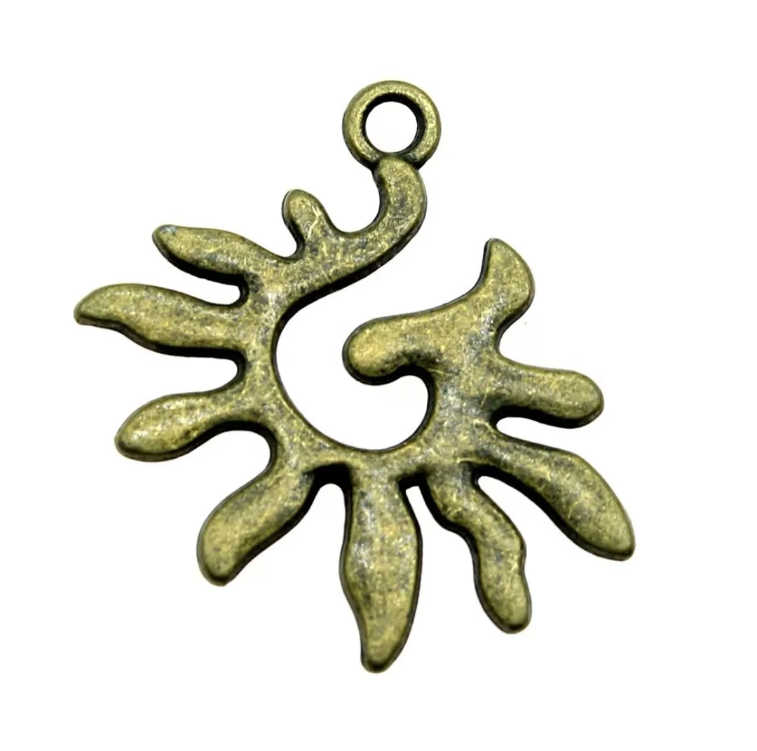 

20 шт. 27x20 мм сплав цинка металл тибетское серебро, подвеска с антикварным бронзовым покрытием T0278 для изготовления ювелирных изделий