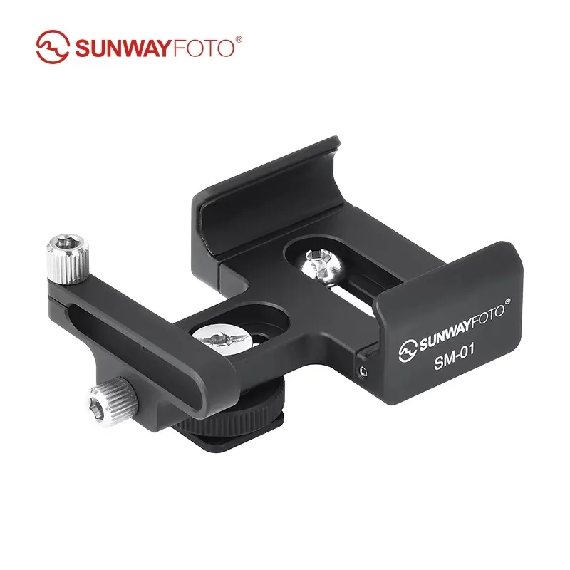 SUNWAYFOTO SSD Mount Bracket Holder for Sa msung T5 SSD, SanDisk SSD, SanDisk SSD T5,Compatible with Camera Cage