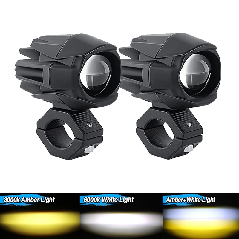 Motorcycle Auxiliary Lights LED Spot Driving R1200GS Fog Lights Turn Signal DRL For R1200GS F800GS K1600 Fits Fog Lamps