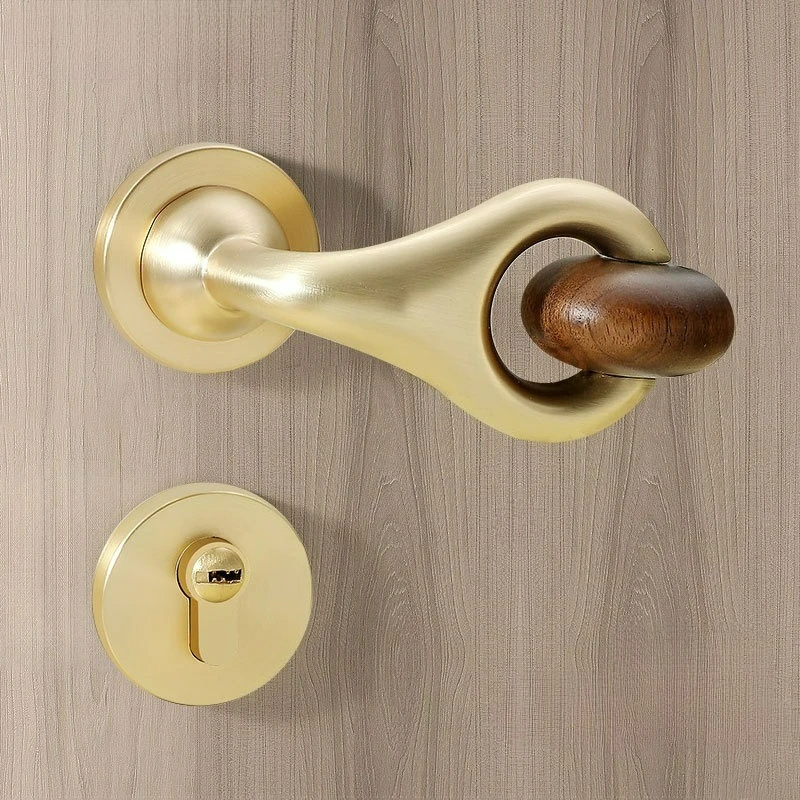 household-door-lock-with-high-end-feel-indoor-bedroom-wooden-door-magnetic-silent-solid-wood-door-handle-lock