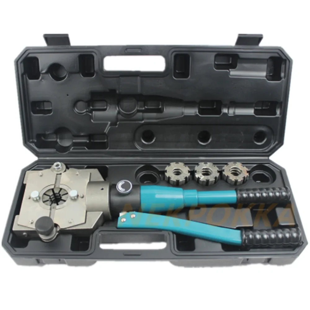 Portable Car A/C Hose Crimping Machine, Hand‑Operated Pipe Crimping Tool for Outdoor Auto Repair