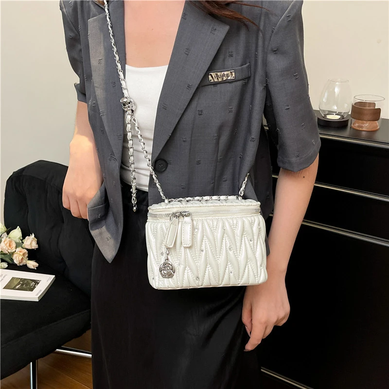 

Women's Leather Crossbody Bag, Elegant Messenger Style Popular Classic for Ladies From Luxury Brand By Famous Designer