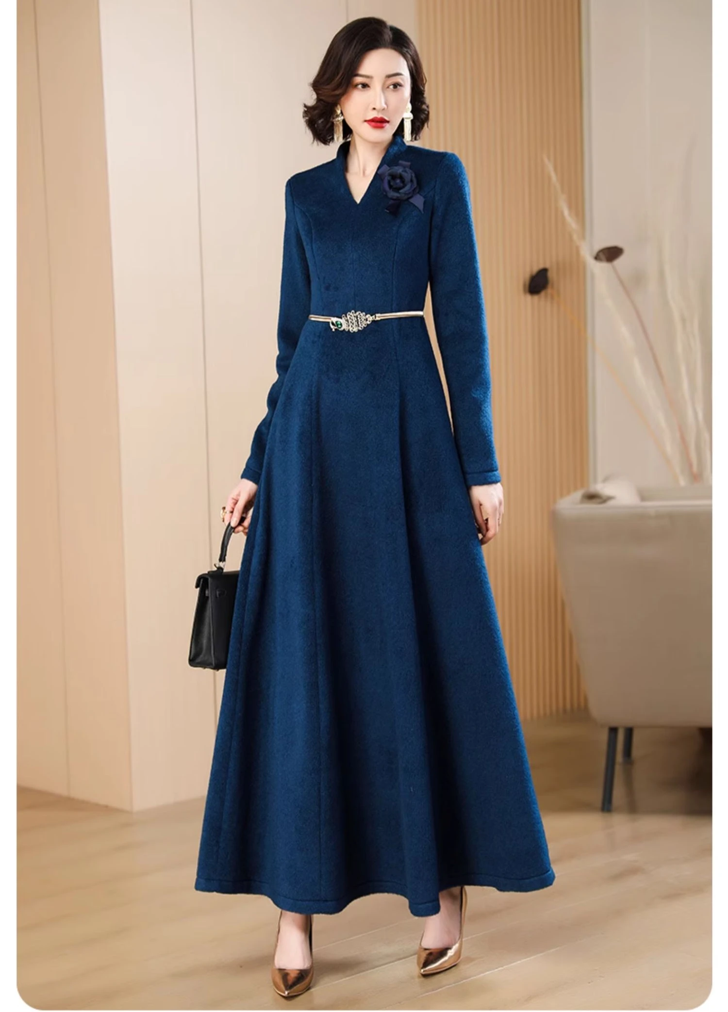prom dresses from new york Chic and Holland AF330121 Audrey Black Puff Sleeve Loose Size:9.5 US Women (6.5 AU/UK) Dazzle at your next
