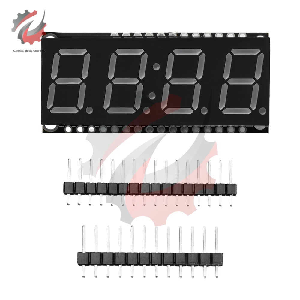 Clock LED Display Module for Arduino 4 Digit 7 Segment 0.56 inch Time Clock Indicator Tube Module HT16K33 Driver