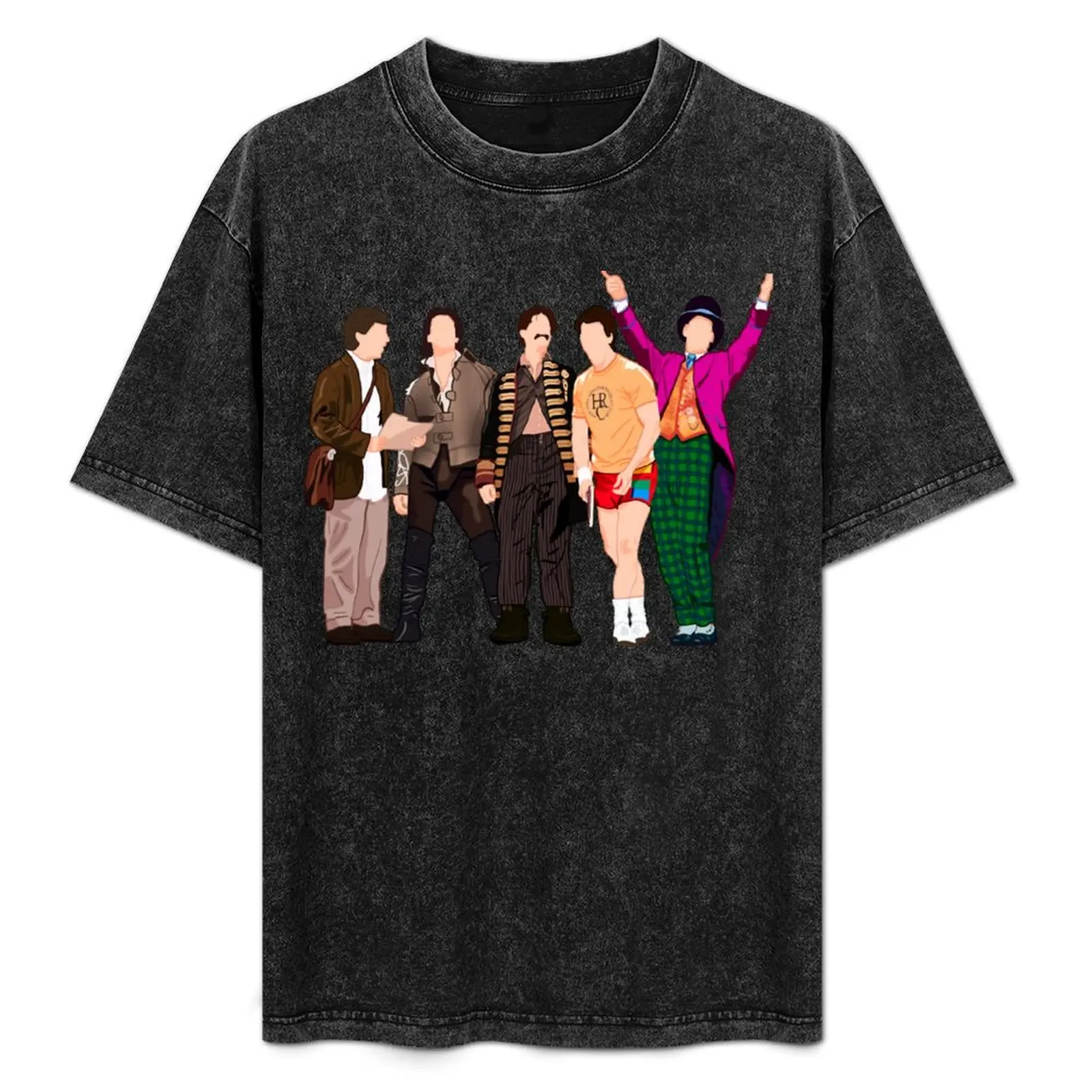 

Christian Borle Roles T-Shirt Fashion Graphic Tee for Men