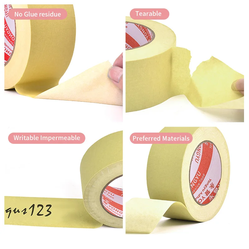 High Temperature Resistant Decorative Paper With High Strength Easy To Tear No Residue No Trace Can Be Written Color Separated