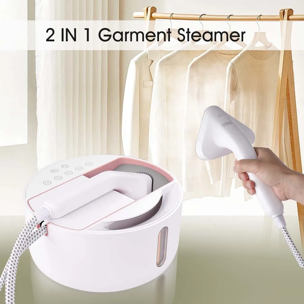 Household ironing steam iron 2 in 1 garment steamer, high pressure large water tank steamer, suitable for clothes and T-shirts
